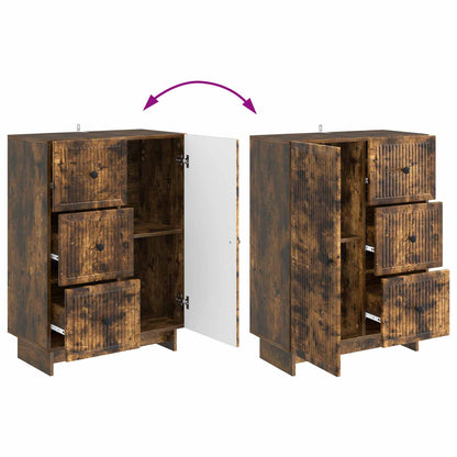 Credenza Rovere Fumo 66 x 34,5 x 90 cm Legno ingegnerizzato | homemem39