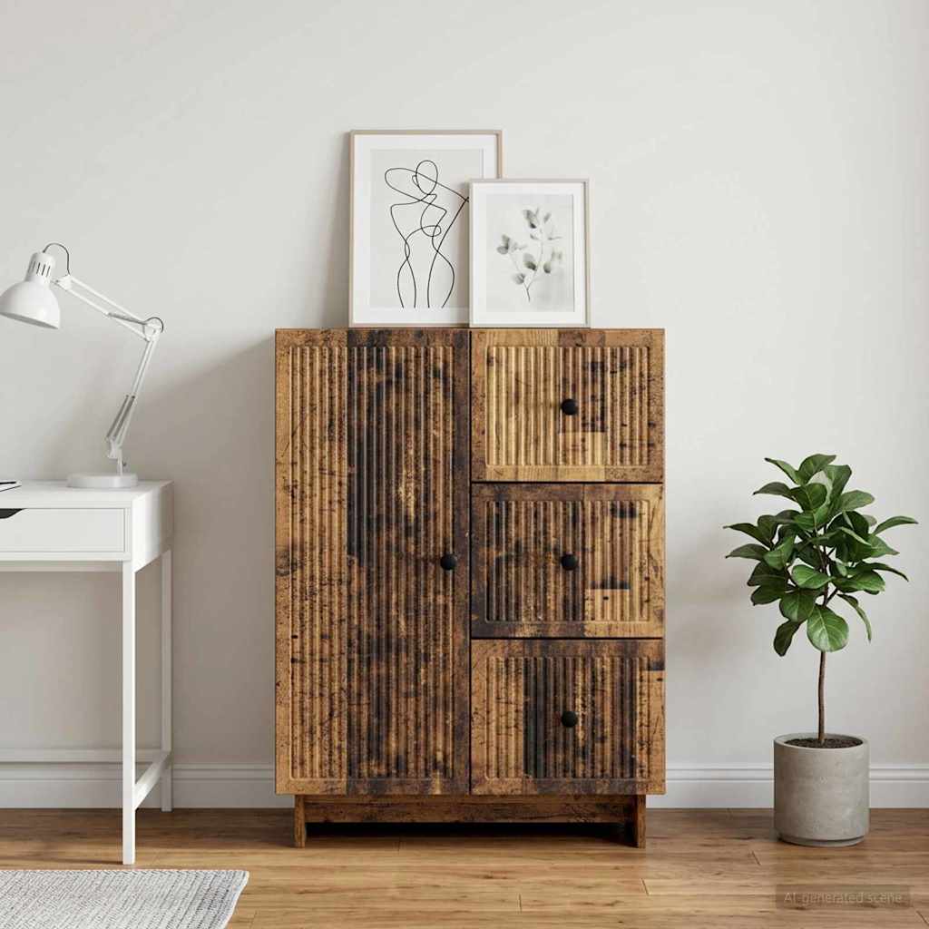 Credenza Legno antico 66 x 34,5 x 90 cm Legno ingegnerizzato