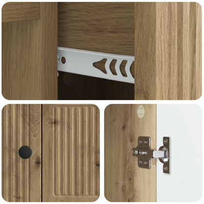 Credenza con cassetto Rovere Artigianale 66 x 34,5 x 90 cm