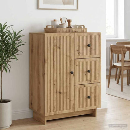 Credenza con cassetto Rovere Artigianale 66 x 34,5 x 90 cm
