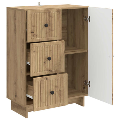 Credenza con cassetto Rovere Artigianale 66 x 34,5 x 90 cm | homemem39