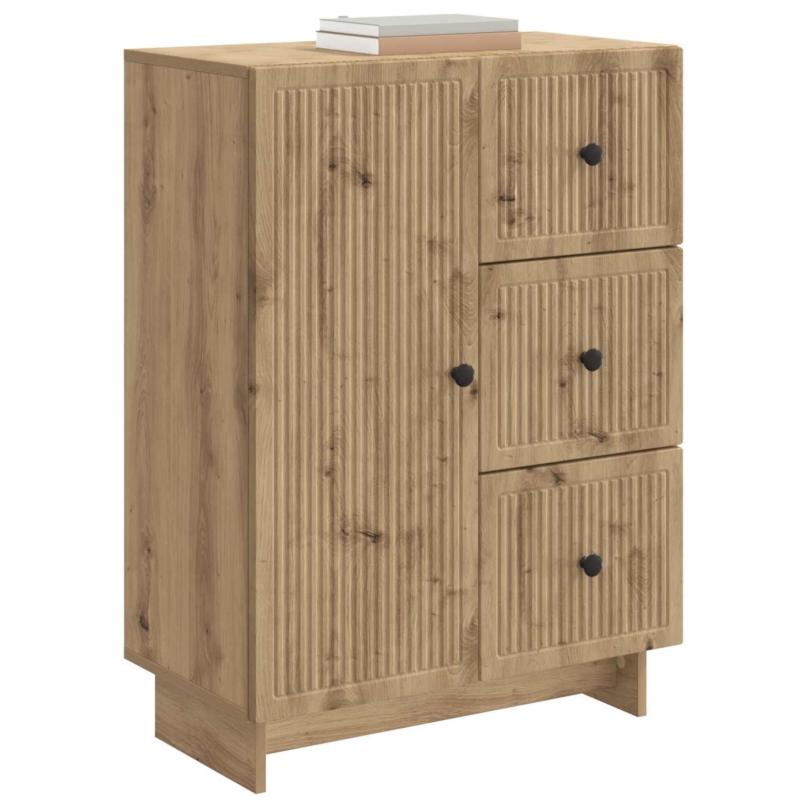 Credenza con cassetto Rovere Artigianale 66 x 34,5 x 90 cm | homemem39