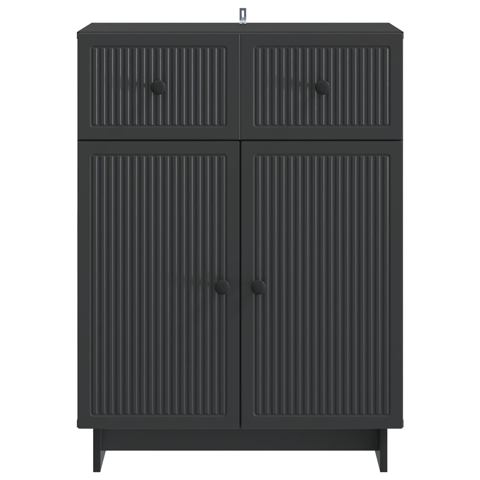Credenza Nero 66 x 34,5 x 90 cm Legno ingegnerizzato | homemem39