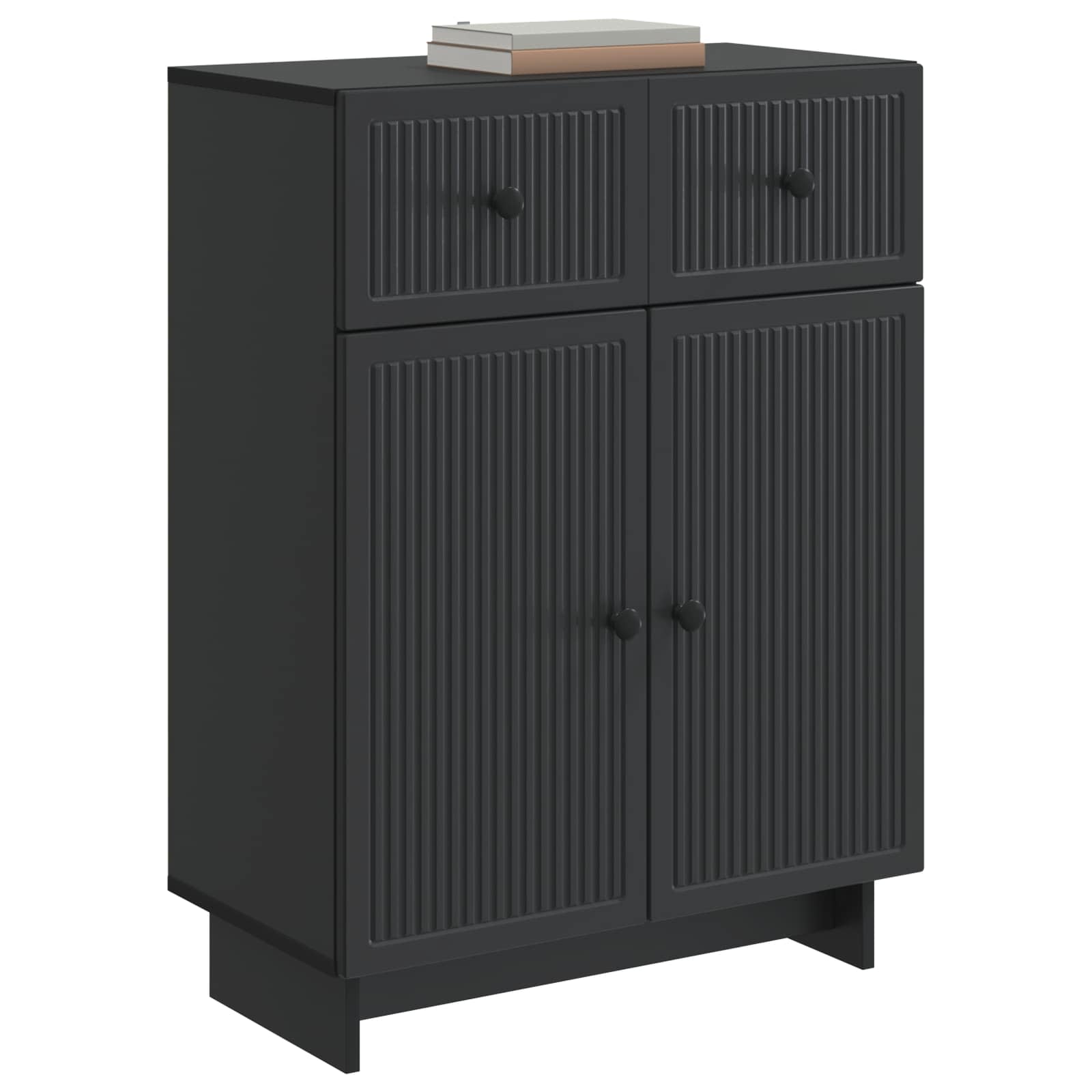 Credenza Nero 66 x 34,5 x 90 cm Legno ingegnerizzato | homemem39