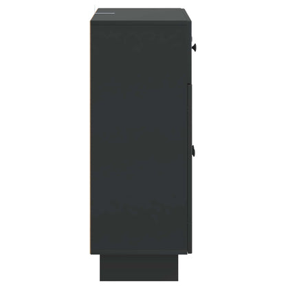 Credenza Nero 66 x 34,5 x 90 cm Legno ingegnerizzato | homemem39