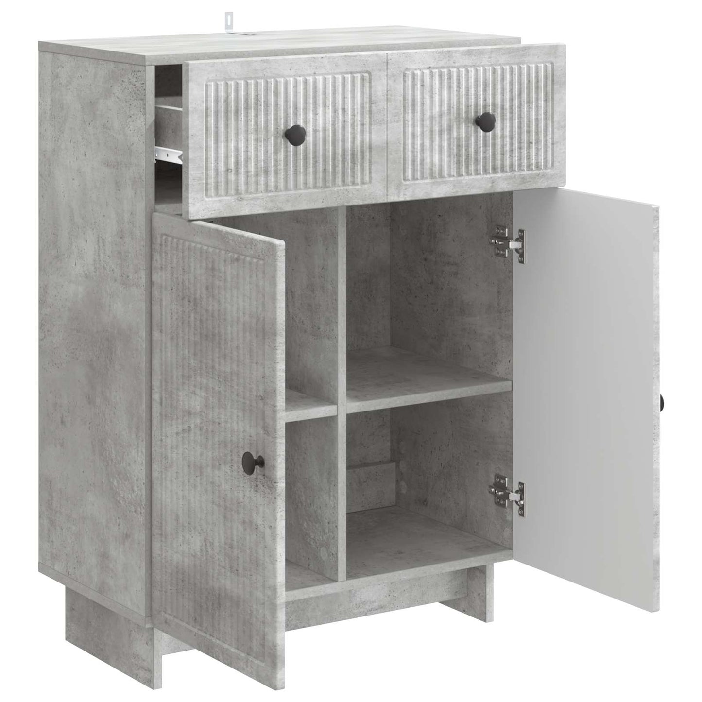 Credenza Grigio Cemento 66 x 34,5 x 90 cm Legno ingegnerizzato | homemem39