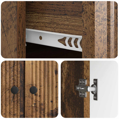 Credenza Legno antico 66 x 34,5 x 90 cm Legno ingegnerizzato