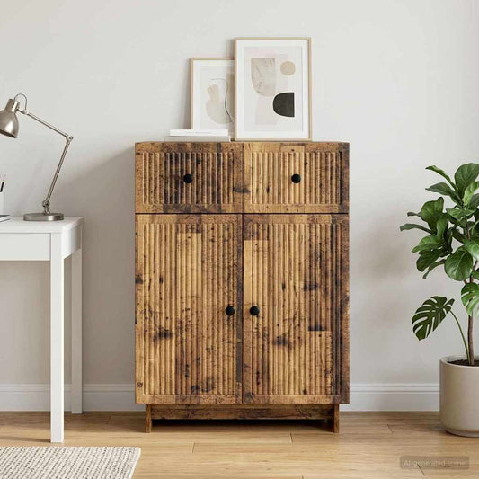 Credenza Legno antico 66 x 34,5 x 90 cm Legno ingegnerizzato