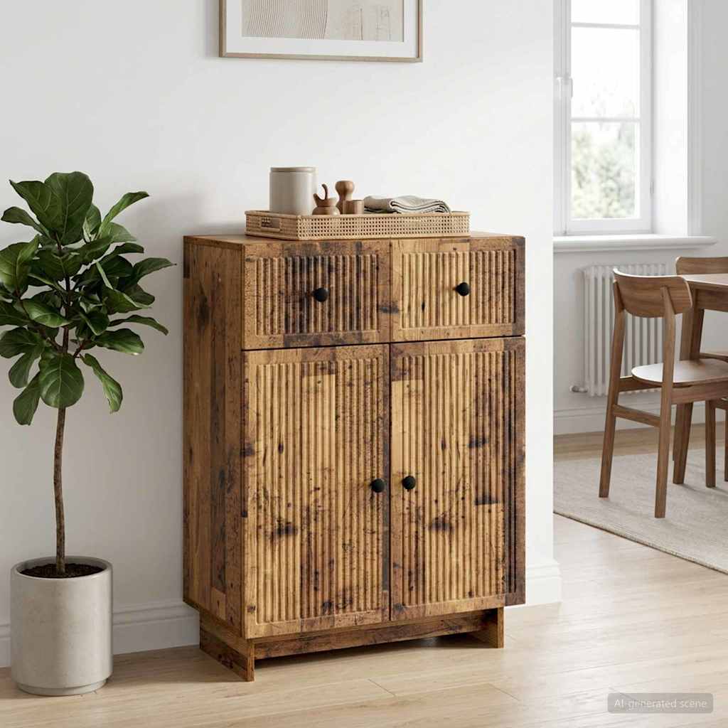 Credenza Legno antico 66 x 34,5 x 90 cm Legno ingegnerizzato