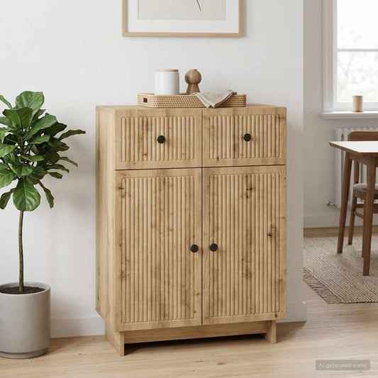Credenza con cassetto Rovere Artigianale 66 x 34,5 x 90 cm