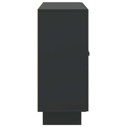 Credenza Nero 89 x 34,5 x 80 cm Legno ingegnerizzato