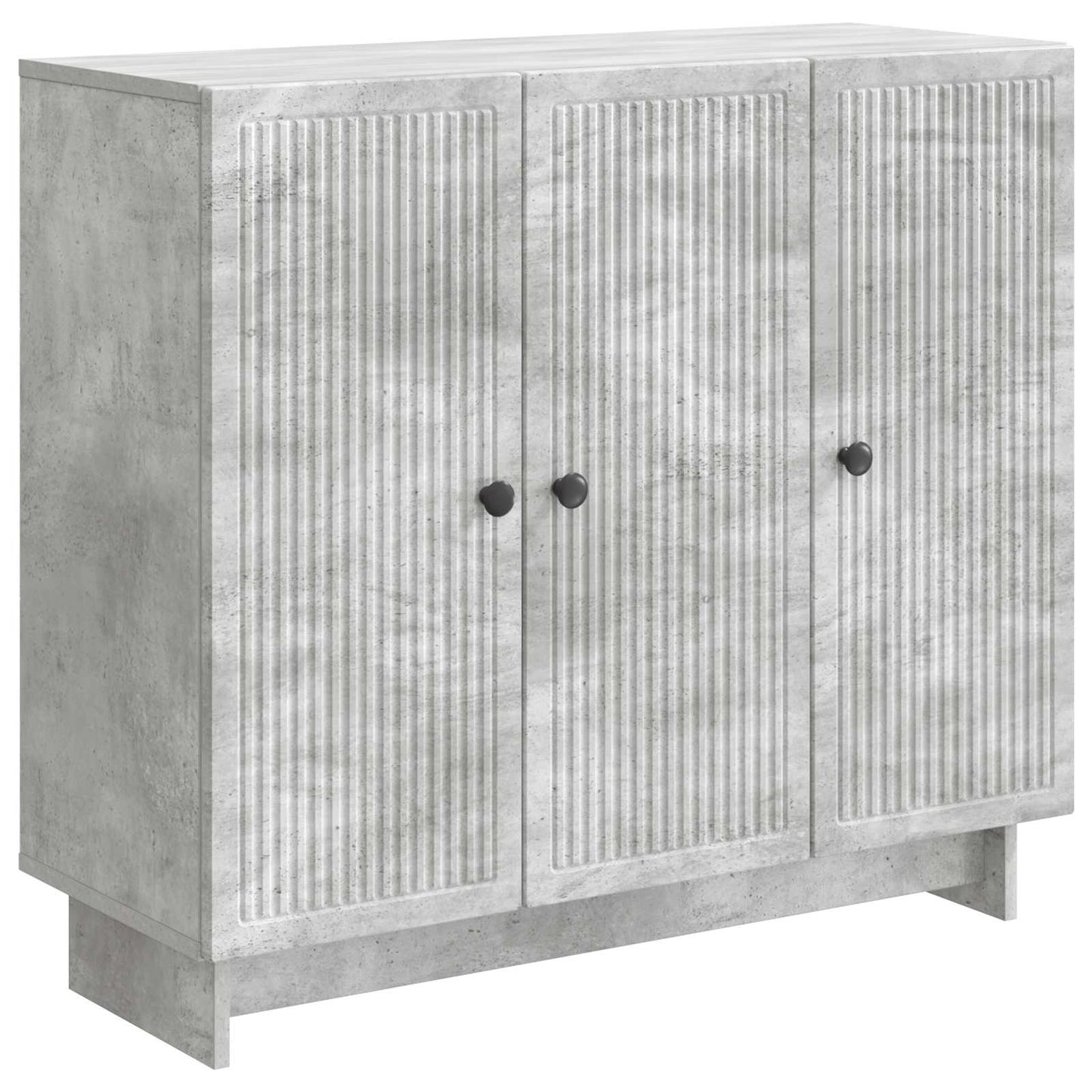 Credenza Grigio Cemento 89 x 34,5 x 80 cm Legno ingegnerizzato