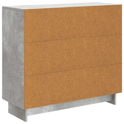 Credenza Grigio Cemento 89 x 34,5 x 80 cm Legno ingegnerizzato | homemem39
