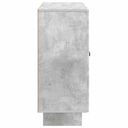 Credenza Grigio Cemento 89 x 34,5 x 80 cm Legno ingegnerizzato