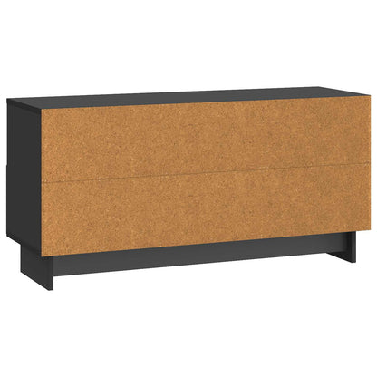 Mobile TV Nero 102 x 34,5 x 50 cm Legno ingegnerizzato | homemem39