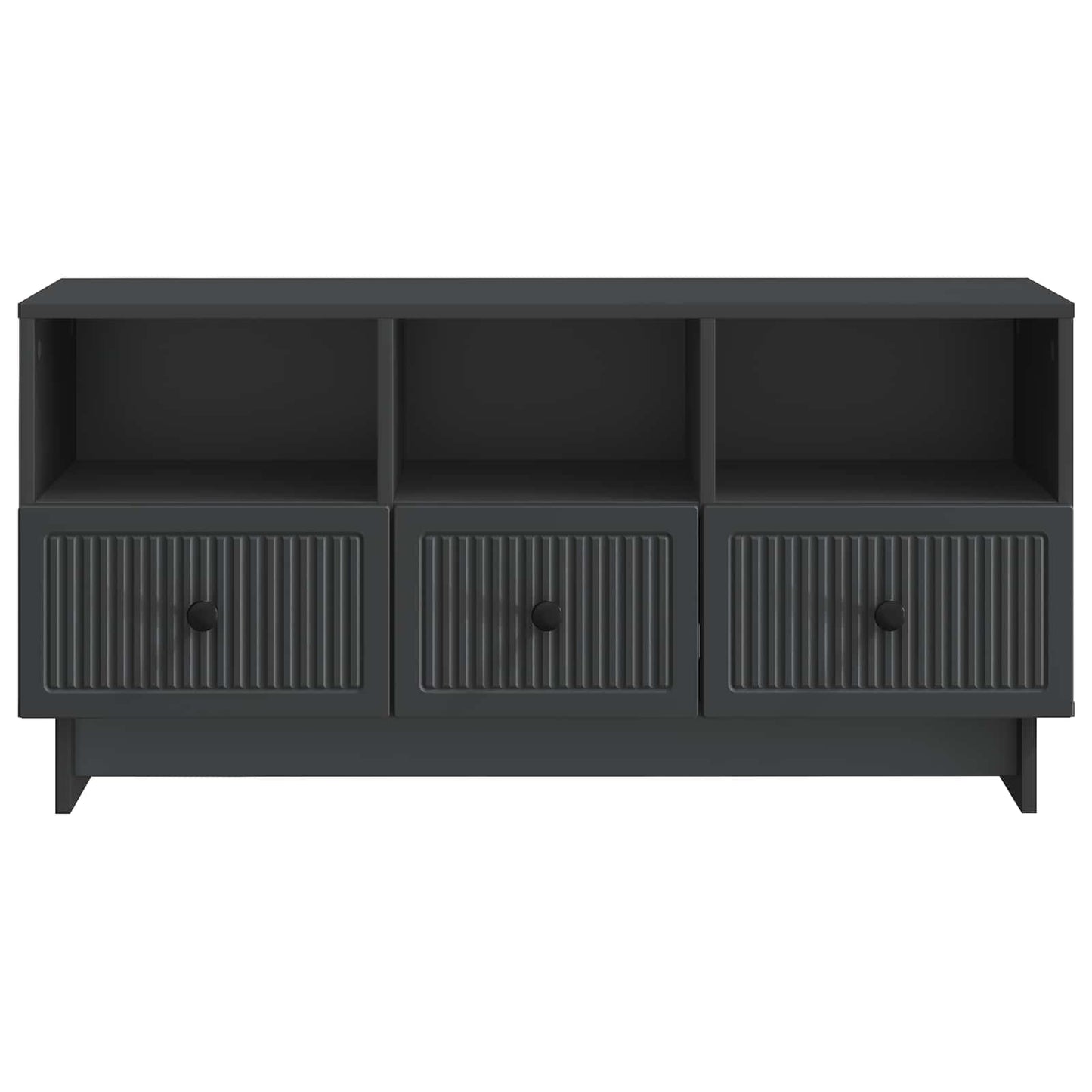 Mobile TV Nero 102 x 34,5 x 50 cm Legno ingegnerizzato