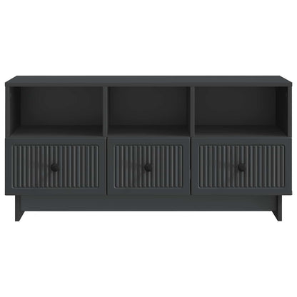 Mobile TV Nero 102 x 34,5 x 50 cm Legno ingegnerizzato