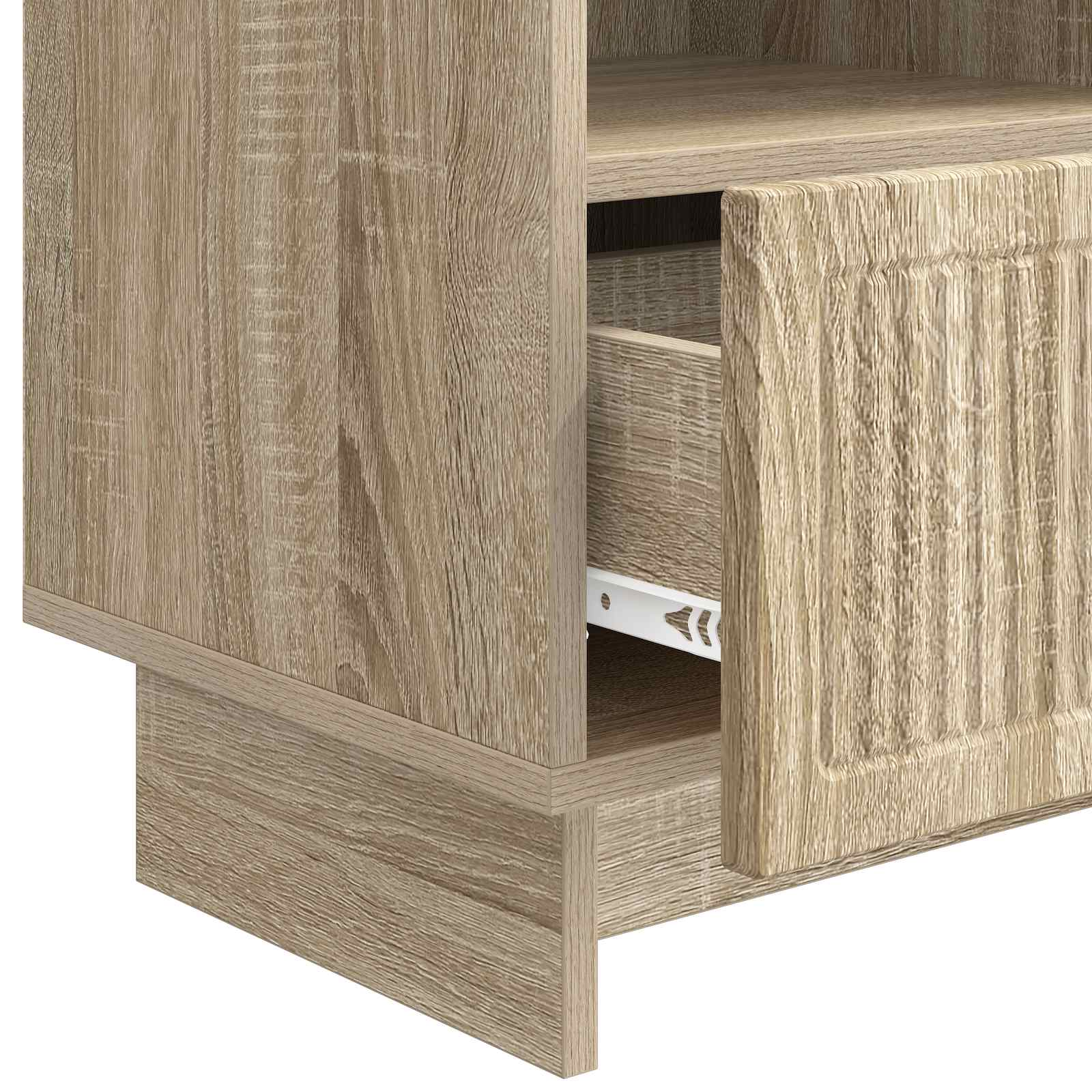 Mobile TV Rovere Sonoma 102 x 34,5 x 50 cm Legno ingegnerizzato | homemem39