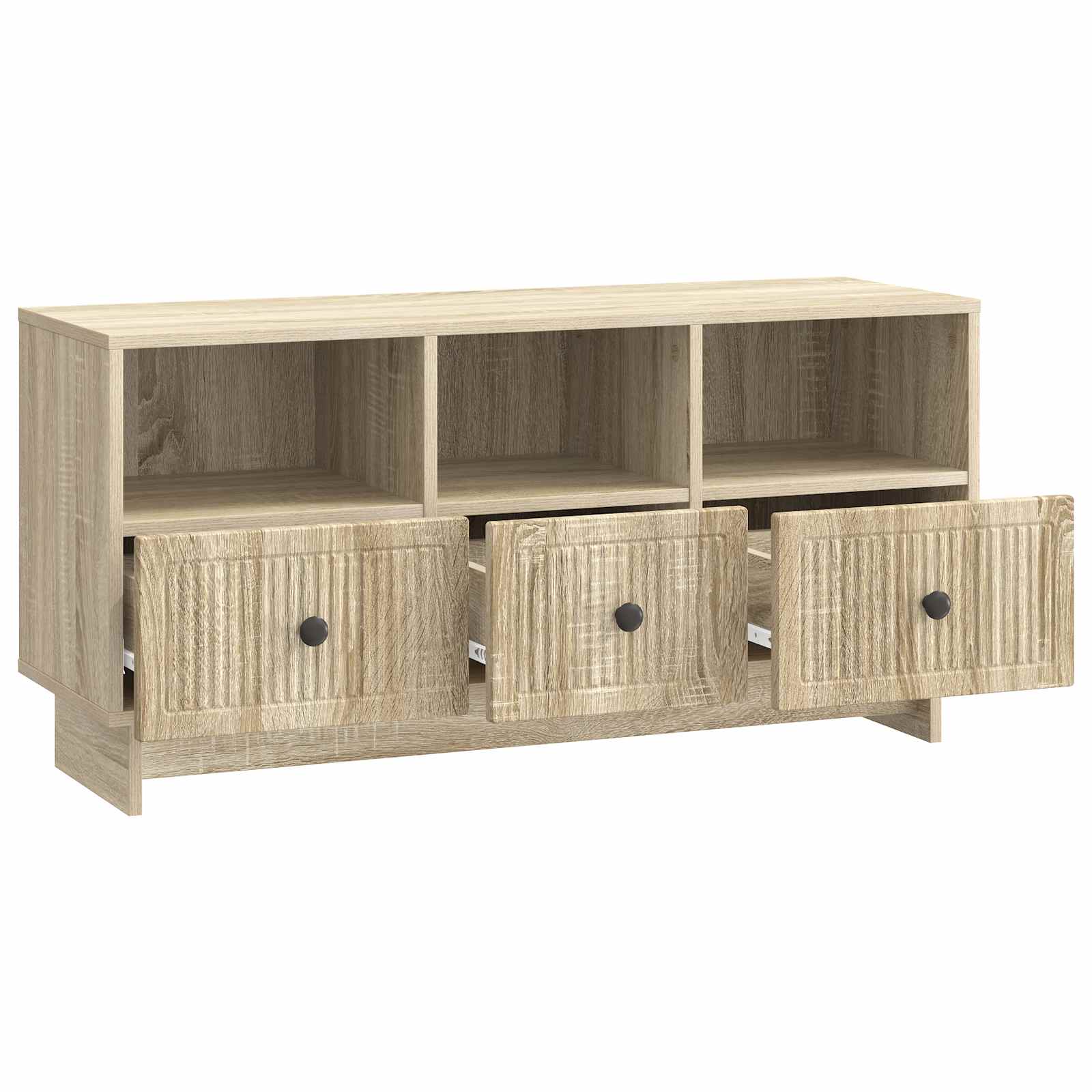 Mobile TV Rovere Sonoma 102 x 34,5 x 50 cm Legno ingegnerizzato | homemem39