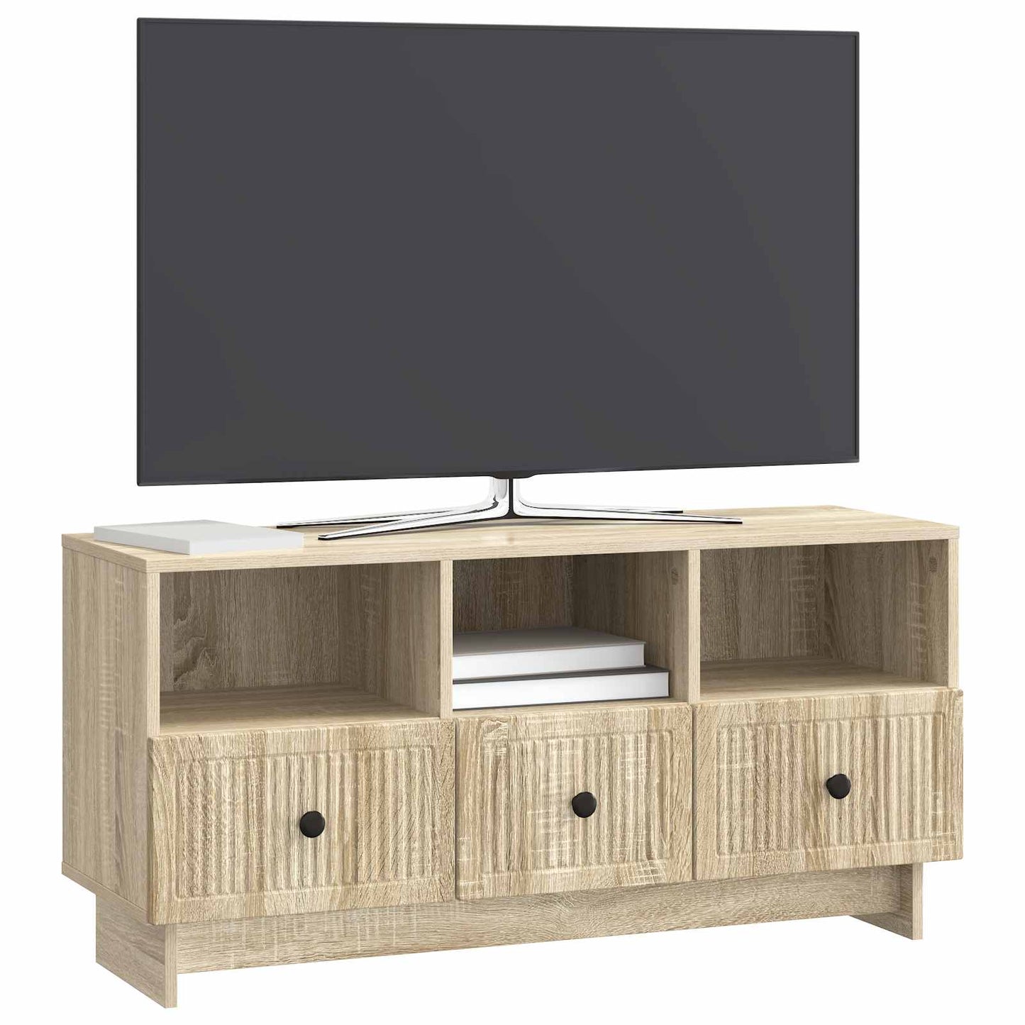 Mobile TV Rovere Sonoma 102 x 34,5 x 50 cm Legno ingegnerizzato | homemem39