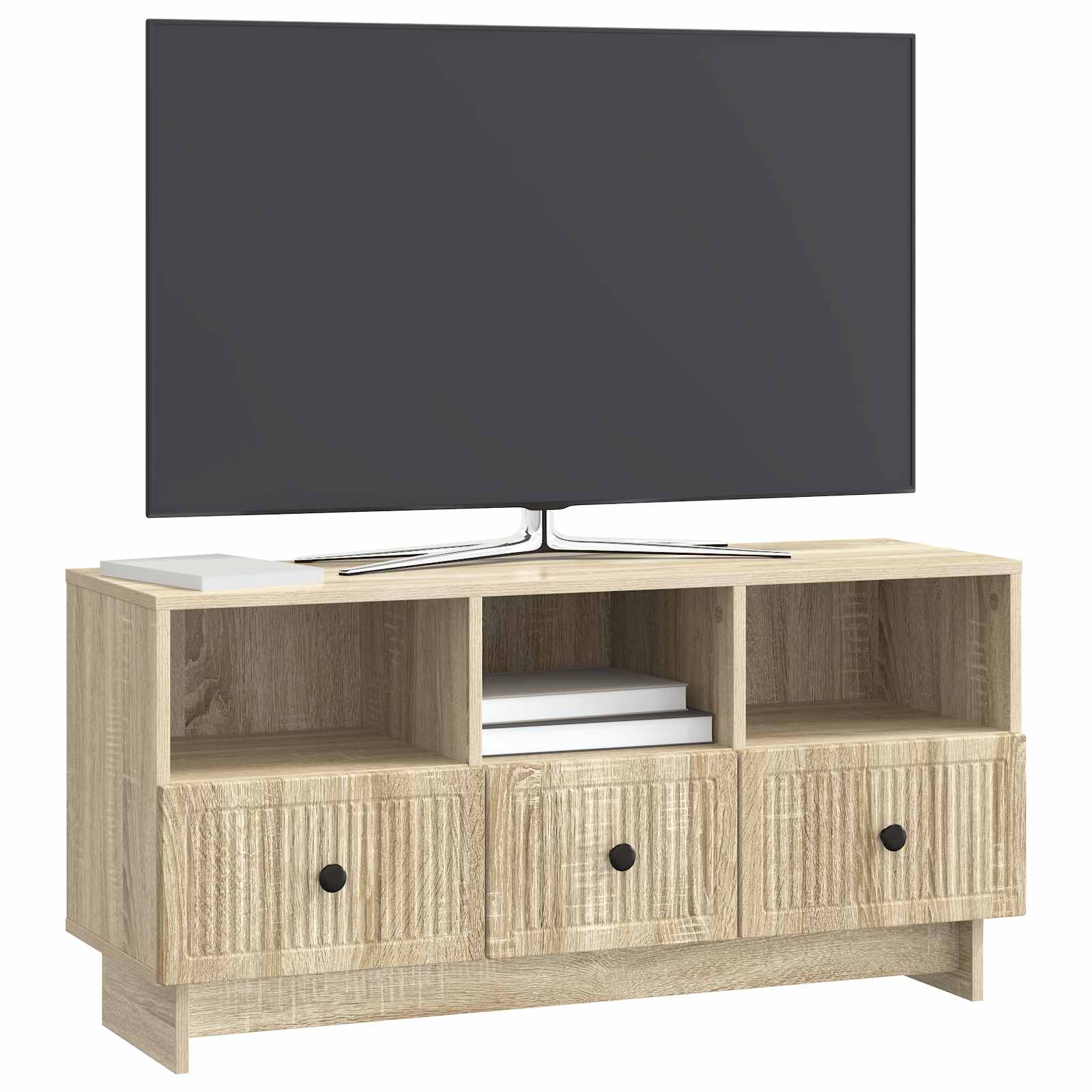Mobile TV Rovere Sonoma 102 x 34,5 x 50 cm Legno ingegnerizzato | homemem39