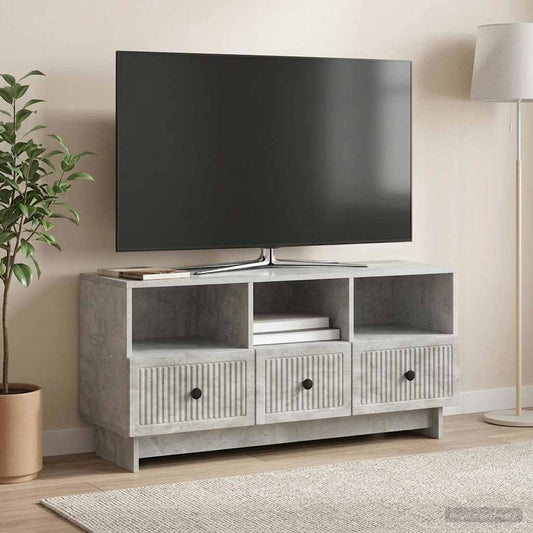 Mobile TV con cassetto Grigio Cemento 102 x 34,5 x 50 cm