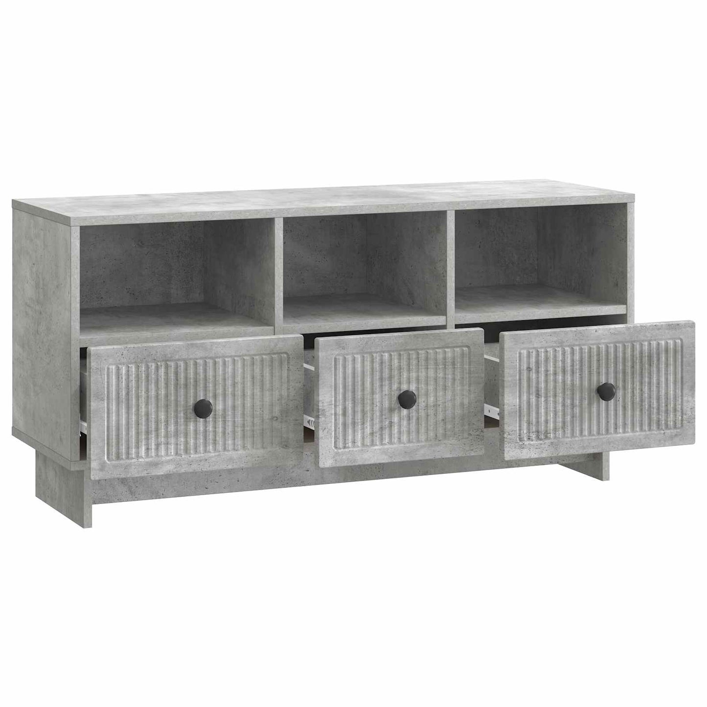 Mobile TV con cassetto Grigio Cemento 102 x 34,5 x 50 cm