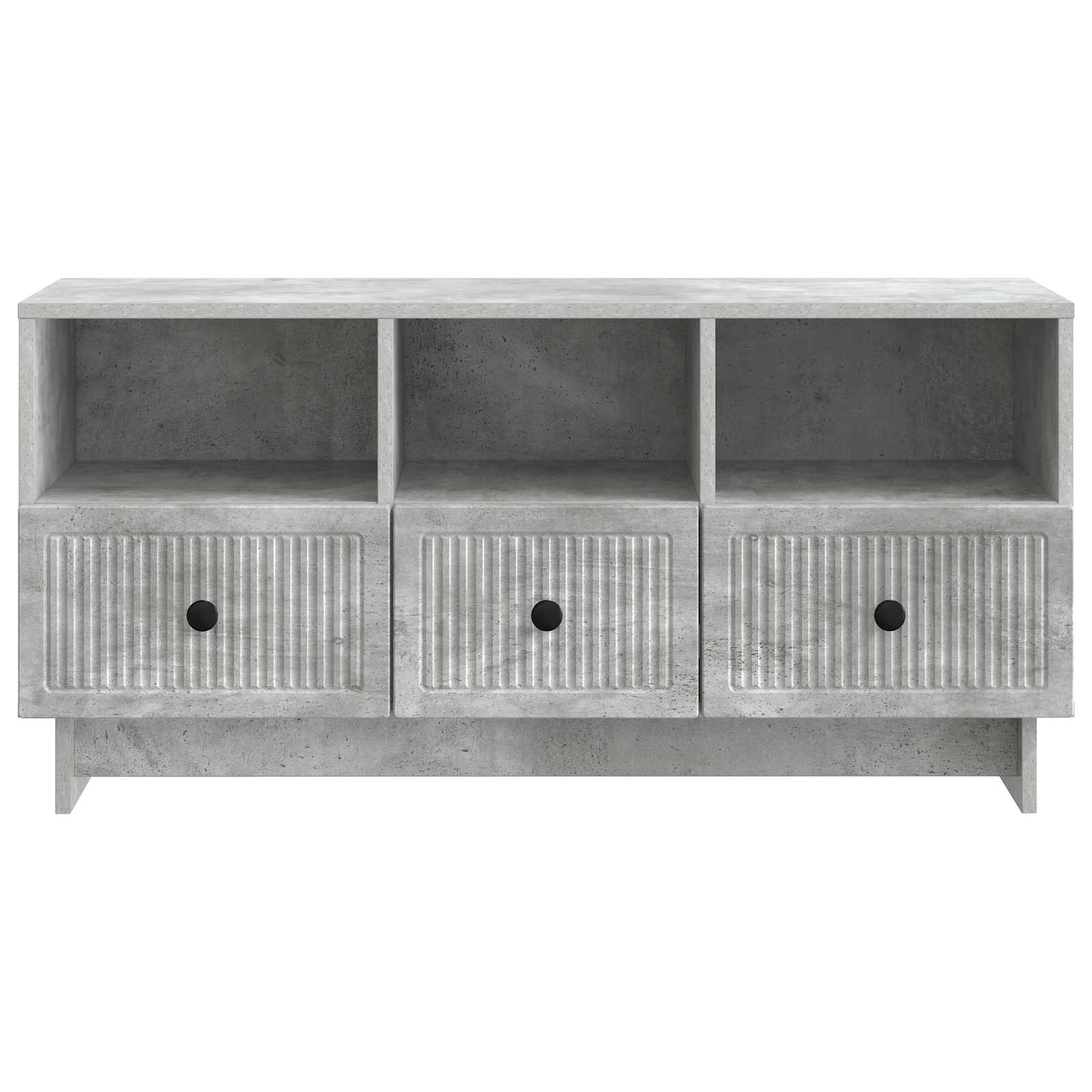 Mobile TV con cassetto Grigio Cemento 102 x 34,5 x 50 cm | homemem39