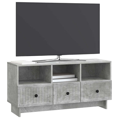 Mobile TV con cassetto Grigio Cemento 102 x 34,5 x 50 cm | homemem39