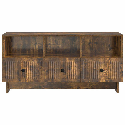 Mobile TV Rovere Fumo 102 x 34,5 x 50 cm Legno ingegnerizzato | homemem39