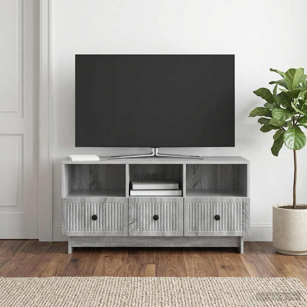 Mobile TV Grigio Sonoma 102 x 34,5 x 50 cm Legno ingegnerizzato