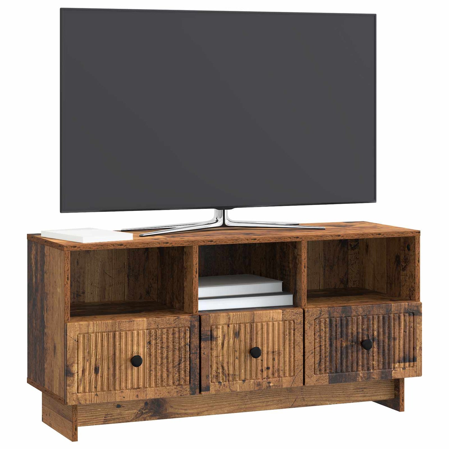 Mobile TV Legno antico 102 x 34,5 x 50 cm Legno ingegnerizzato | homemem39