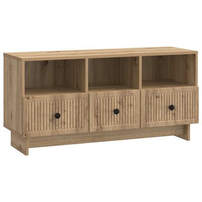 Mobile TV con cassetto Rovere Artigianale 102 x 34,5 x 50 cm | homemem39
