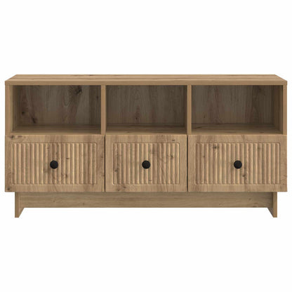 Mobile TV con cassetto Rovere Artigianale 102 x 34,5 x 50 cm | homemem39