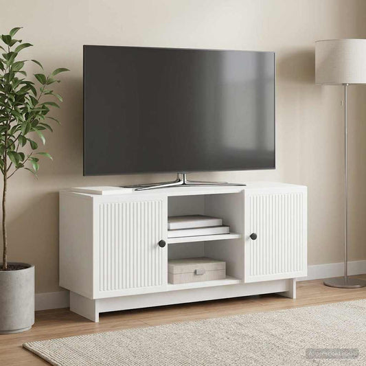 Mobile TV 102 x 34,5 x 50 cm Bianco Legno ingegnerizzato | homemem39