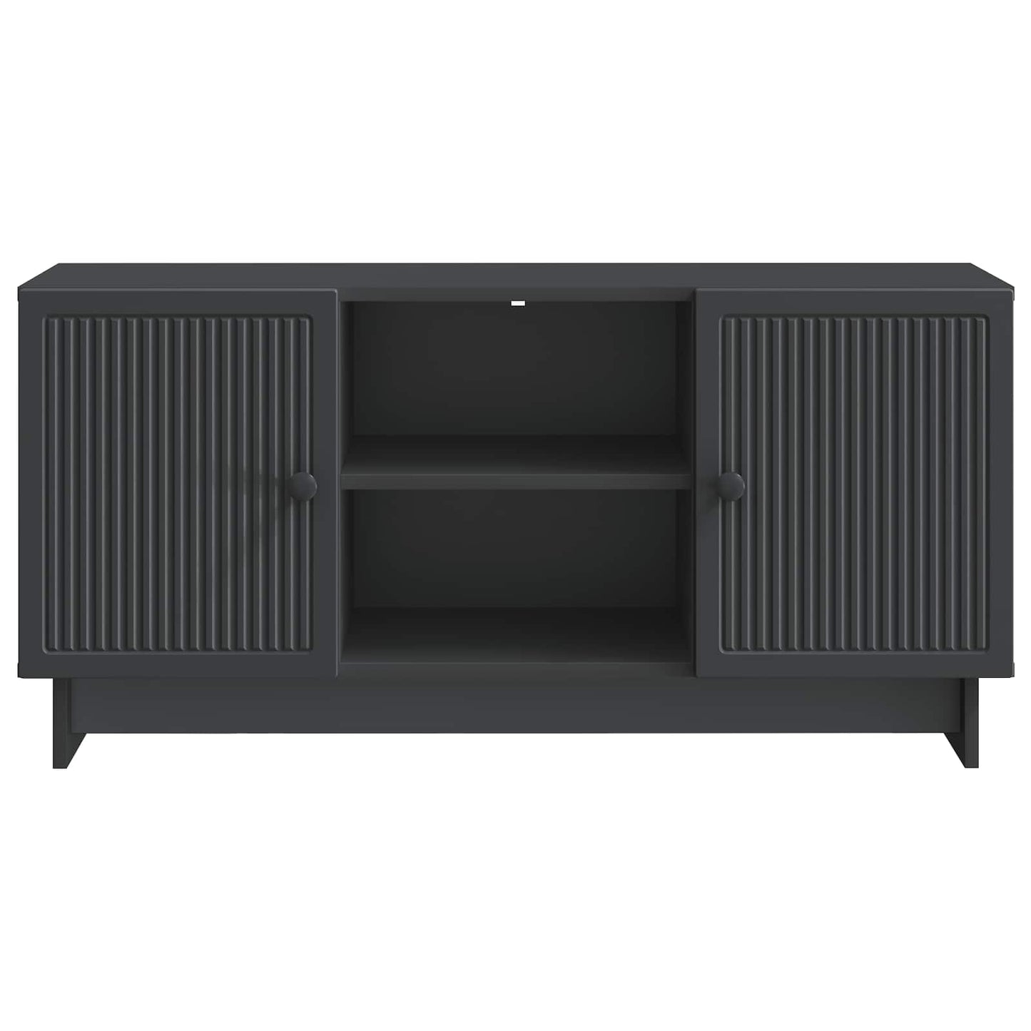Mobile TV Nero 102 x 34,5 x 50 cm Legno multistrato | homemem39