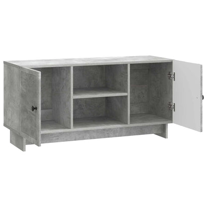 Mobile TV Grigio cemento 102 x 34,5 x 50 cm Legno multistrato | homemem39