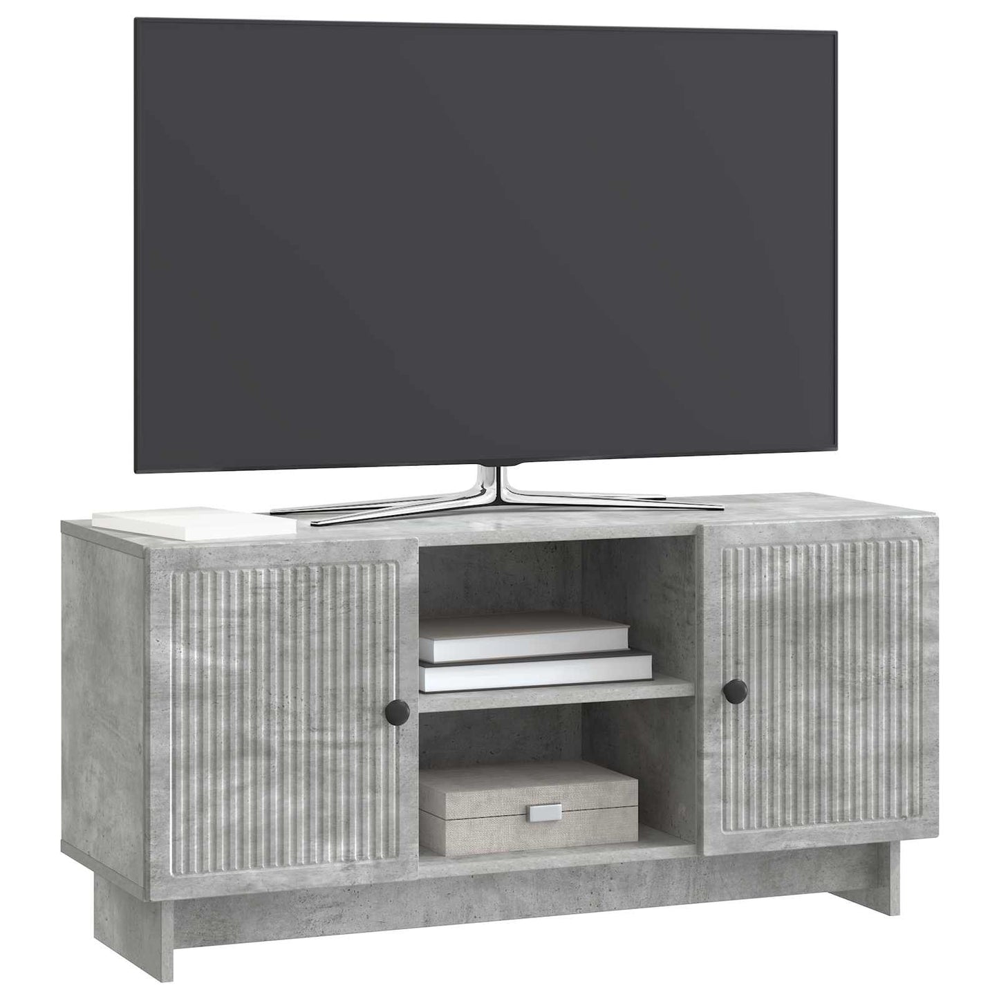 Mobile TV 102 x 34,5 x 50 cm Grigio Cemento
