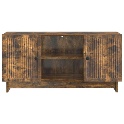 Mobile TV Rovere fumé 102 x 34,5 x 50 cm Legno multistrato | homemem39