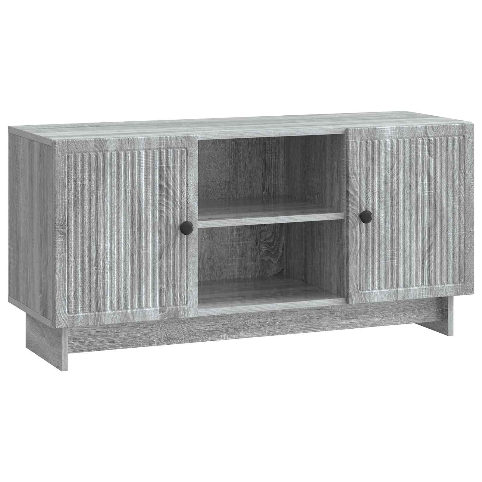 Mobile TV Grigio Sonoma 102 x 34,5 x 50 cm Legno multistrato | homemem39
