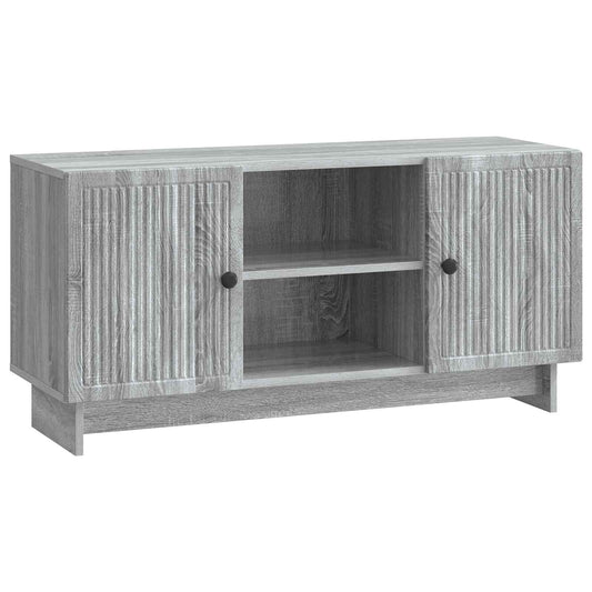 Mobile TV Grigio Sonoma 102 x 34,5 x 50 cm Legno multistrato | homemem39