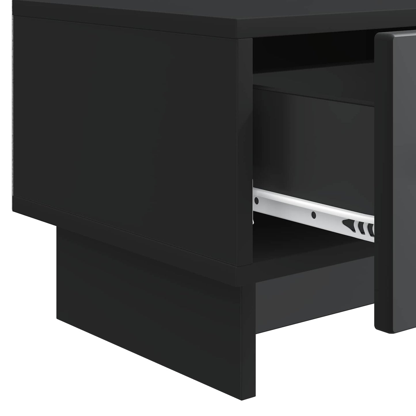Mobile TV Nero 147 x 34,5 x 30 cm Legno ingegnerizzato | homemem39