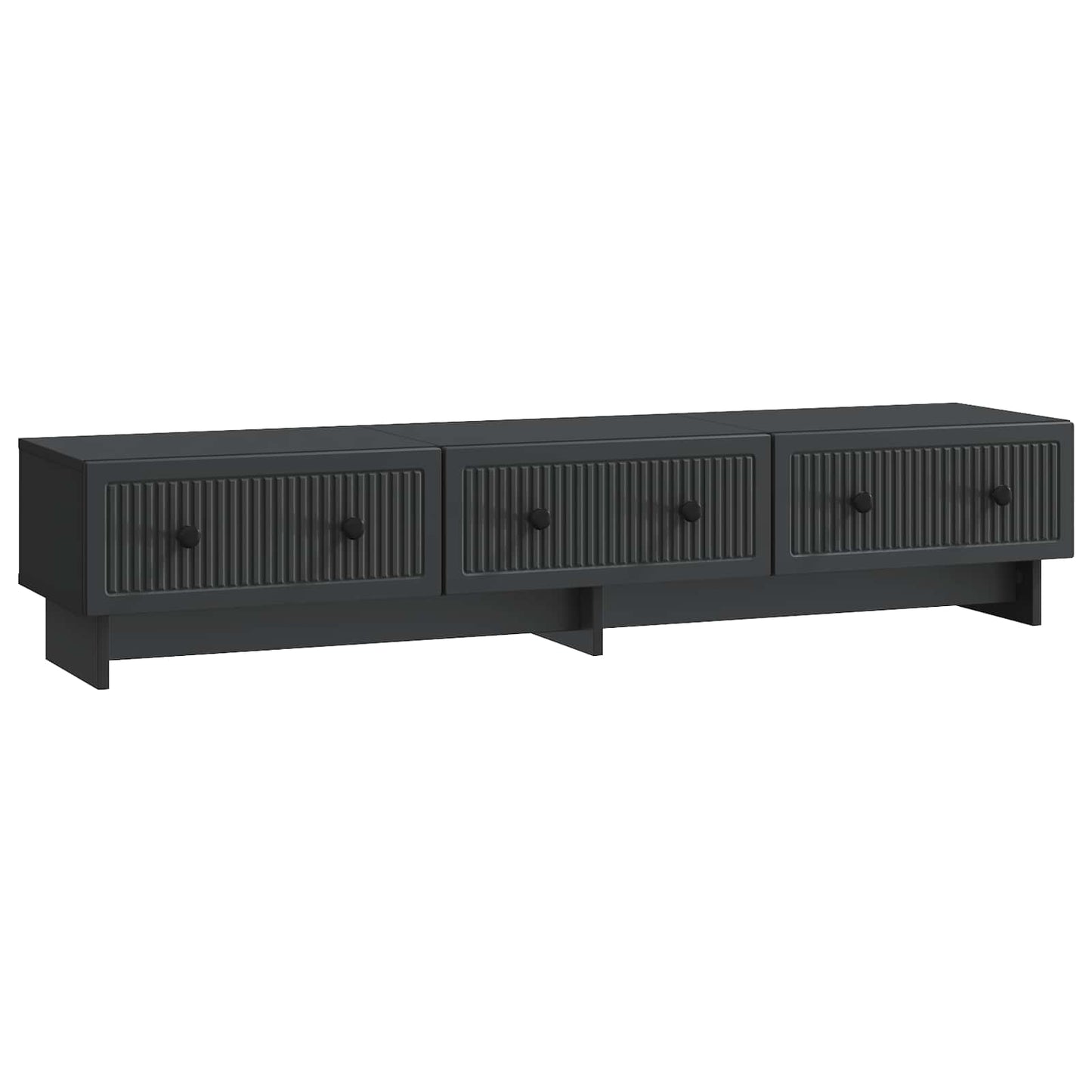 Mobile TV Nero 147 x 34,5 x 30 cm Legno ingegnerizzato | homemem39