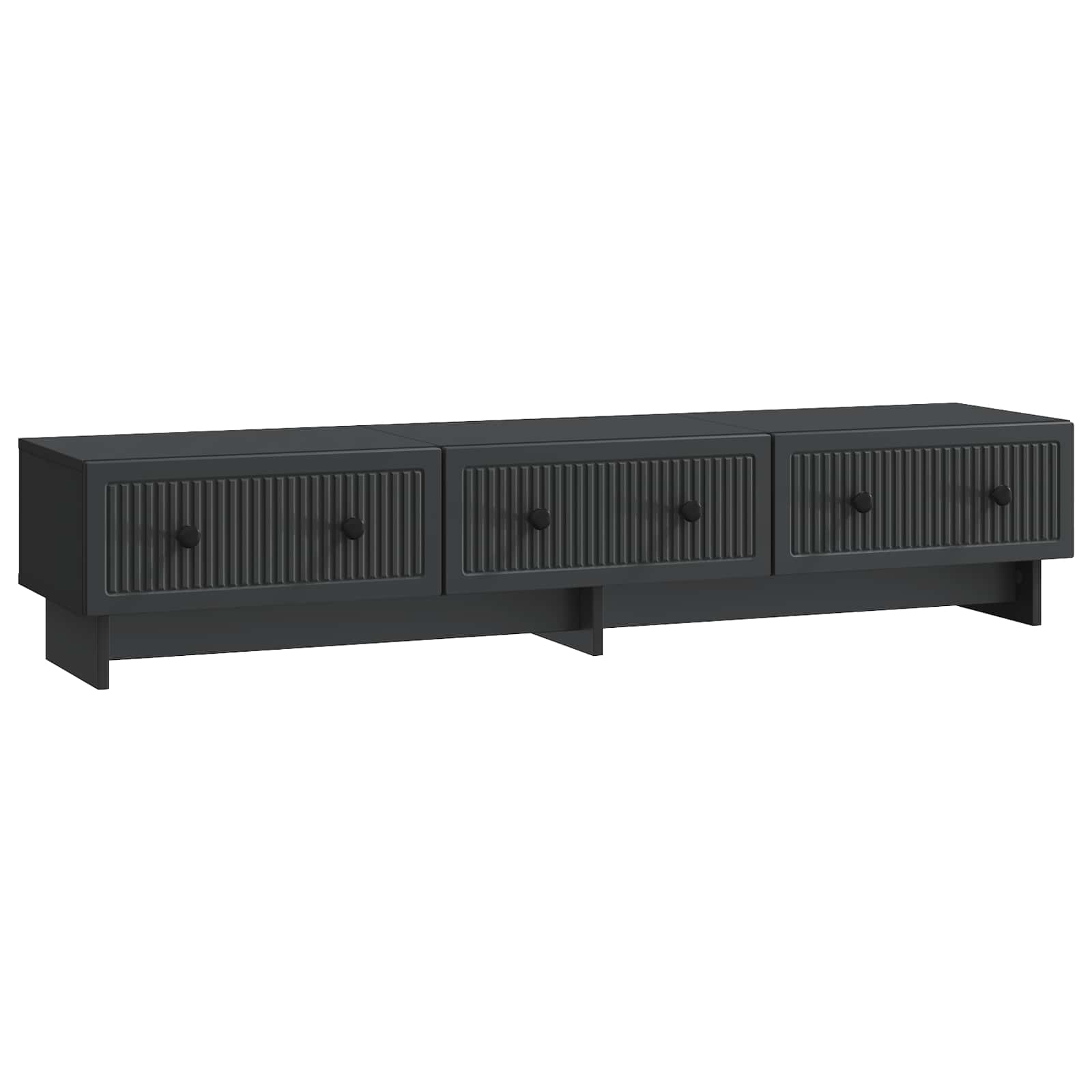 Mobile TV Nero 147 x 34,5 x 30 cm Legno ingegnerizzato | homemem39
