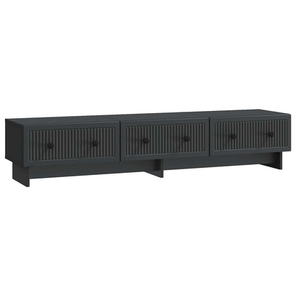 Mobile TV Nero 147 x 34,5 x 30 cm Legno ingegnerizzato | homemem39