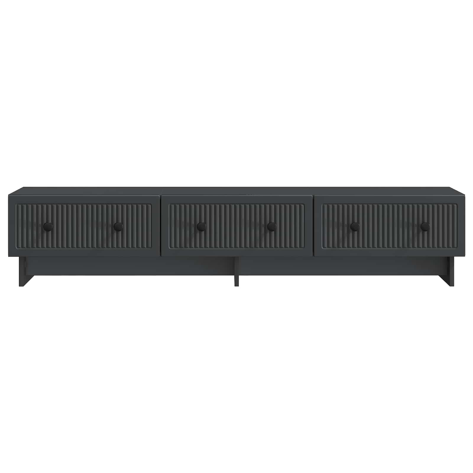 Mobile TV Nero 147 x 34,5 x 30 cm Legno ingegnerizzato | homemem39