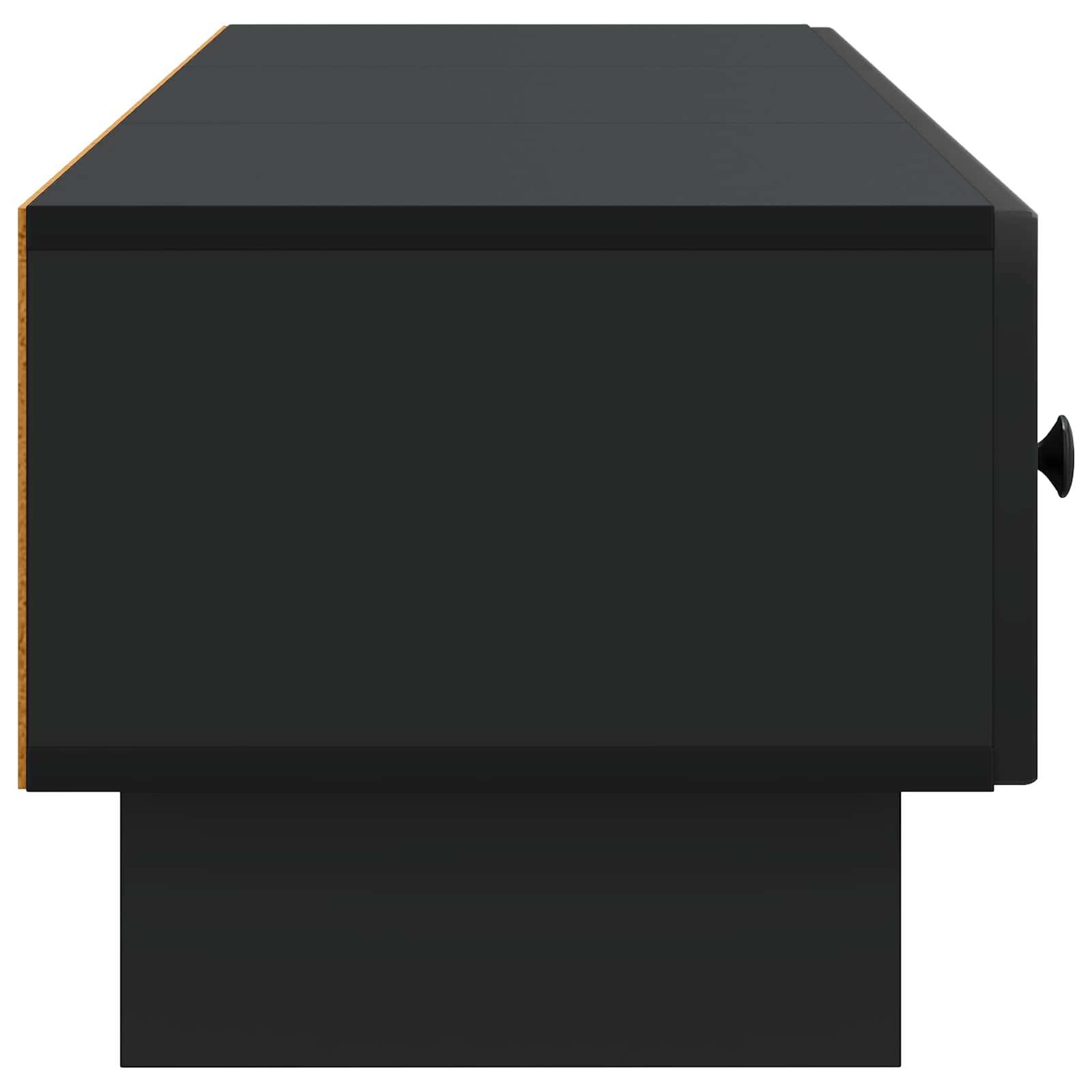 Mobile TV Nero 147 x 34,5 x 30 cm Legno ingegnerizzato | homemem39