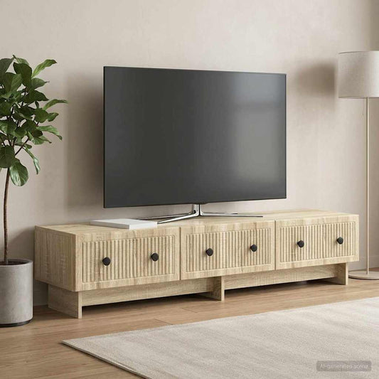 Mobile TV Rovere Sonoma 147 x 34,5 x 30 cm Legno ingegnerizzato