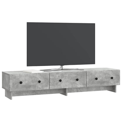 Mobile TV con cassetto Grigio Cemento 147 x 34,5 x 30 cm | homemem39