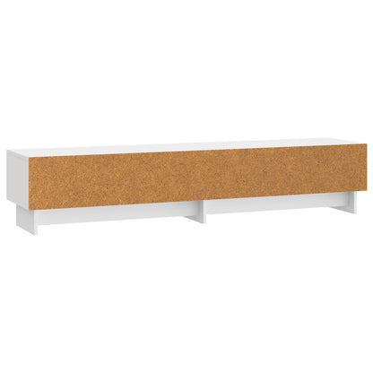 Mobile TV Bianco Lucido 147 x 34,5 x 30 cm Legno ingegnerizzato
